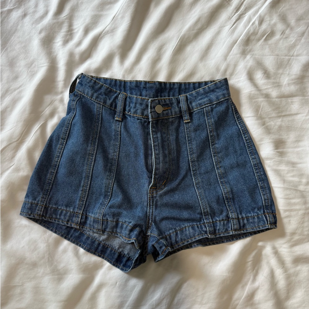 SHEIN - Women’s- Dark Blue Jean Shorts - 26